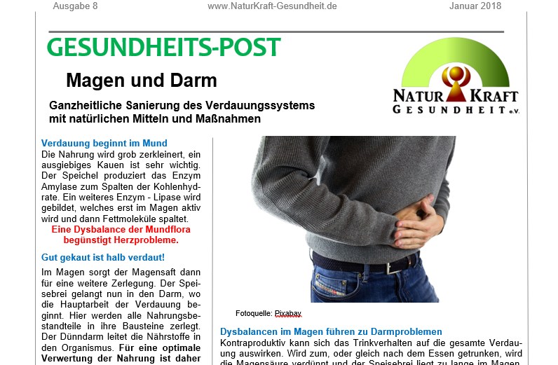 Mehr über den Artikel erfahren Magen und Darm – Ganzheitliche Sanierung des Verdauungssystems mit natürlichen Mitteln und Maßnahmen