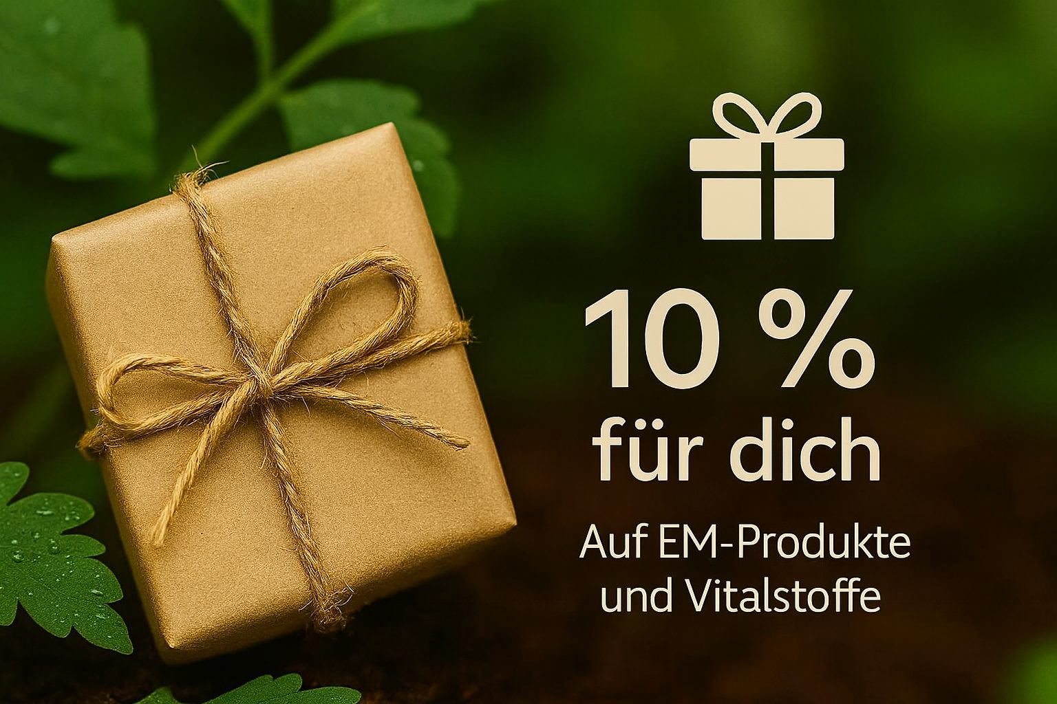 10% Rabatt auf EM-Produkte