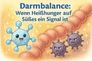 Mehr über den Artikel erfahren Warum du plötzlich Süßes willst – und was dein Darm damit zu tun hat