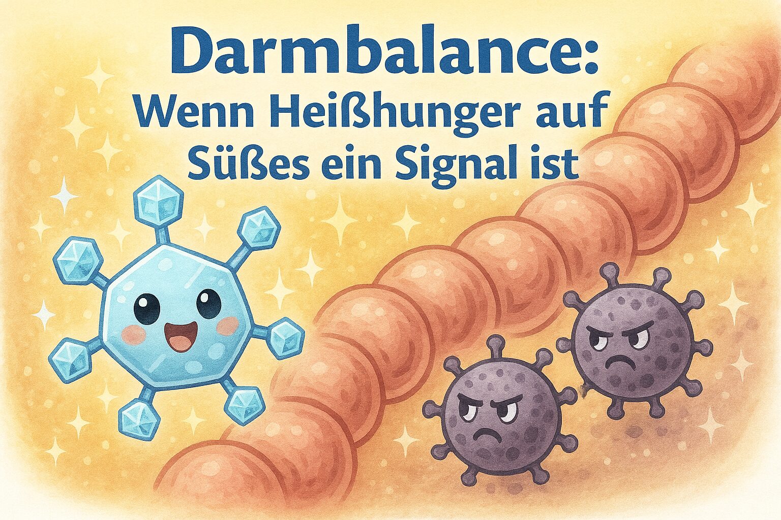 Du betrachtest gerade Warum du plötzlich Süßes willst – und was dein Darm damit zu tun hat