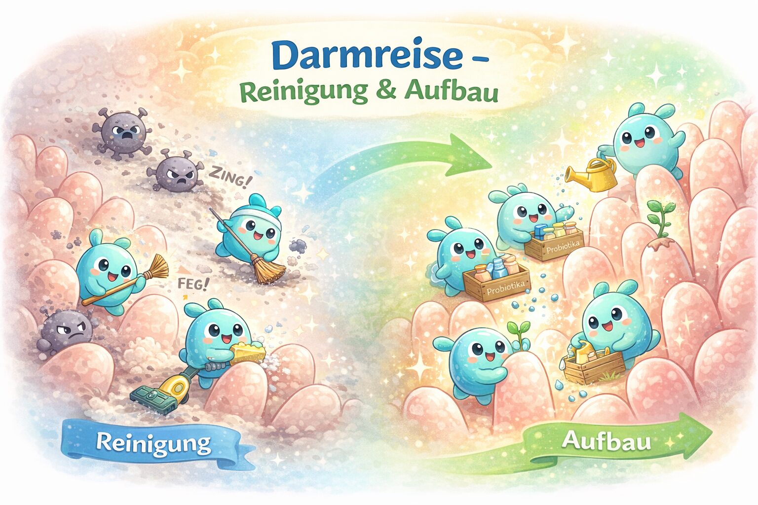 Du betrachtest gerade Effiziente Darmreinigung und Darmflora-Aufbau