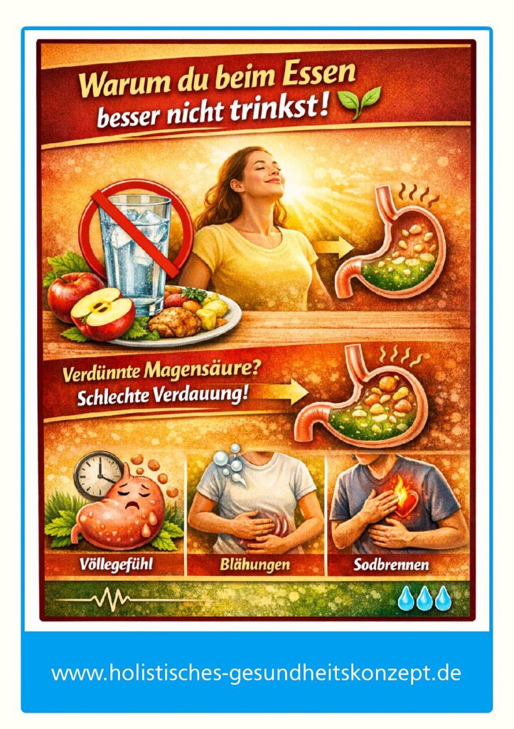 Trinke nichts zum Essen!