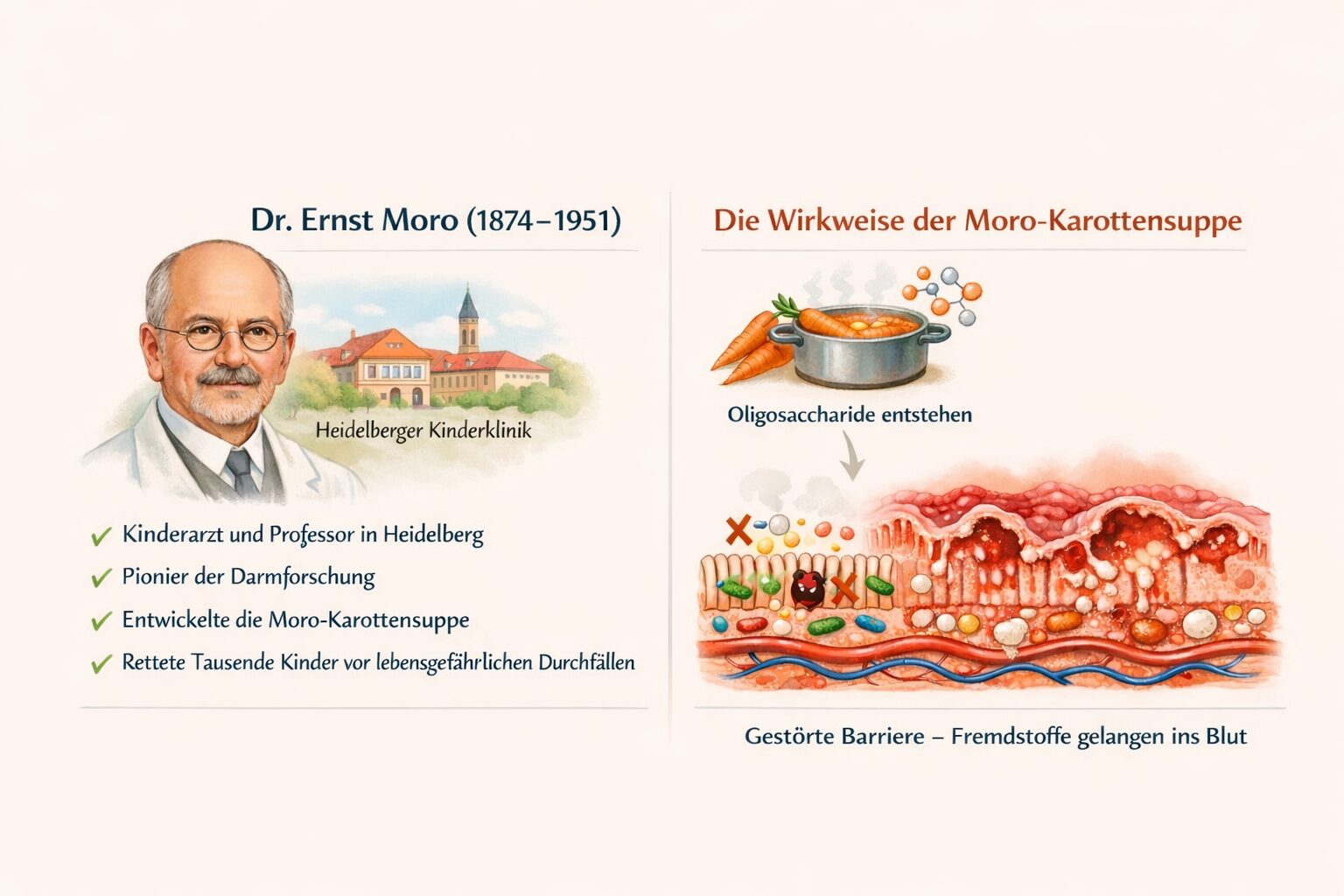 Wirkweise der Moro-Karottensuppe
