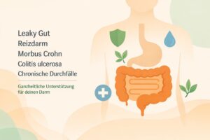 Mehr über den Artikel erfahren Leaky Gut, Reizdarm, Morbus Crohn, Colitis ulcerosa & chronische Durchfälle – Ursachen verstehen, Darm stärken, Beschwerden beruhigen