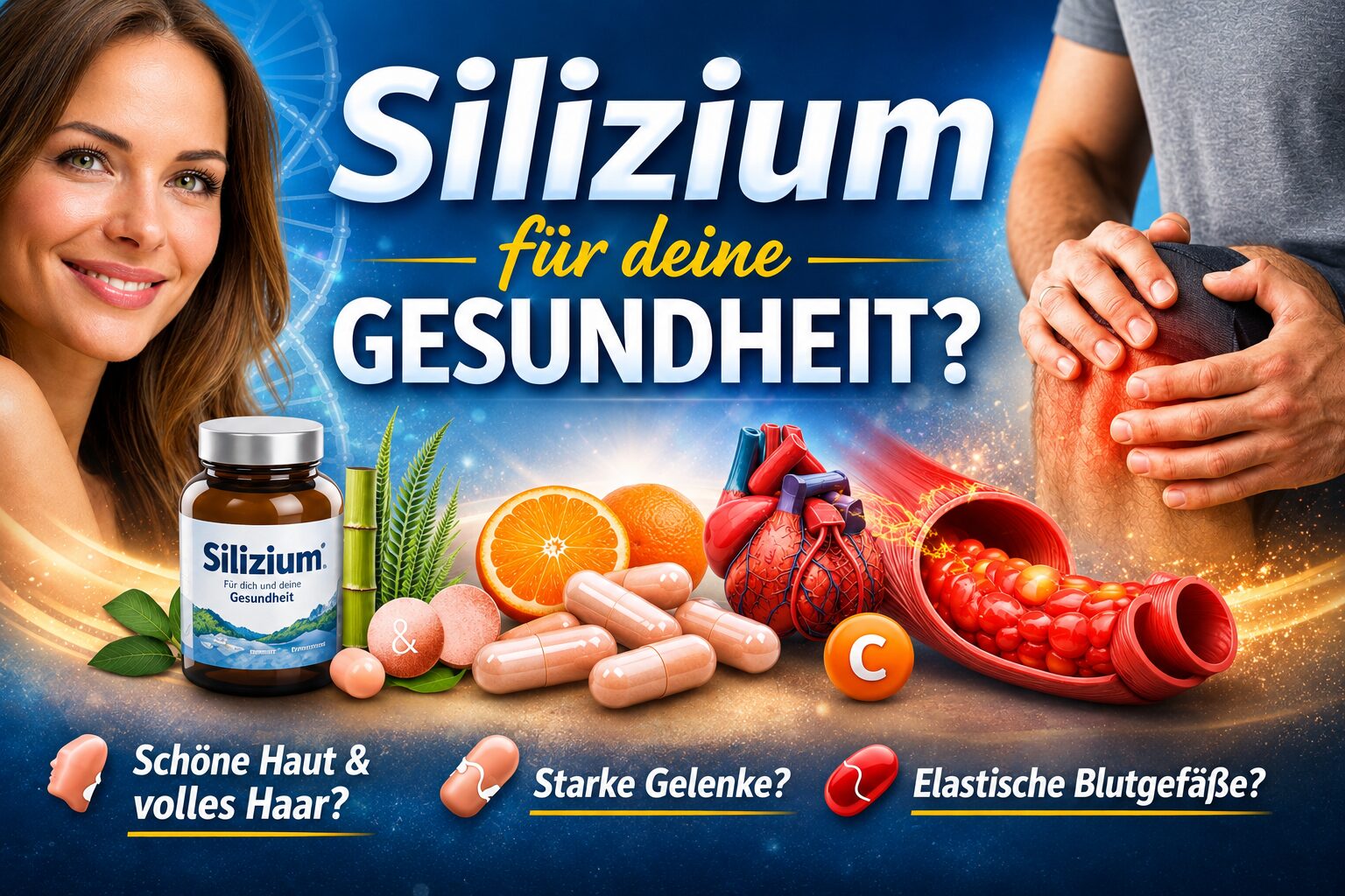 Du betrachtest gerade Silizium – das unterschätzte Strukturmineral für Haut, Gelenke und Blutgefäße