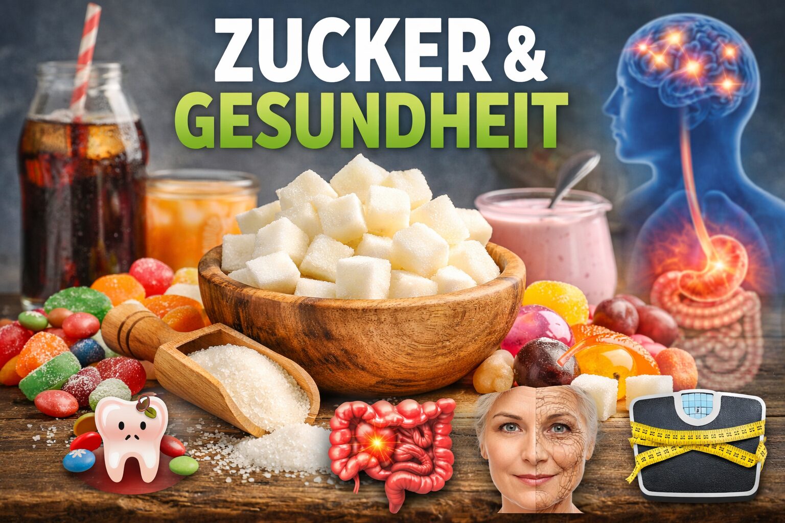 Du betrachtest gerade Zucker: Wie er deinen Körper beeinflusst – und wie du in 14 Tagen deutlich weniger davon brauchst