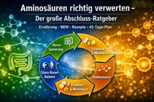 Mehr über den Artikel erfahren Abschluss‑Ratgeber: Aminosäuren richtig verwerten – Ernährung, NEM & Praxisplan