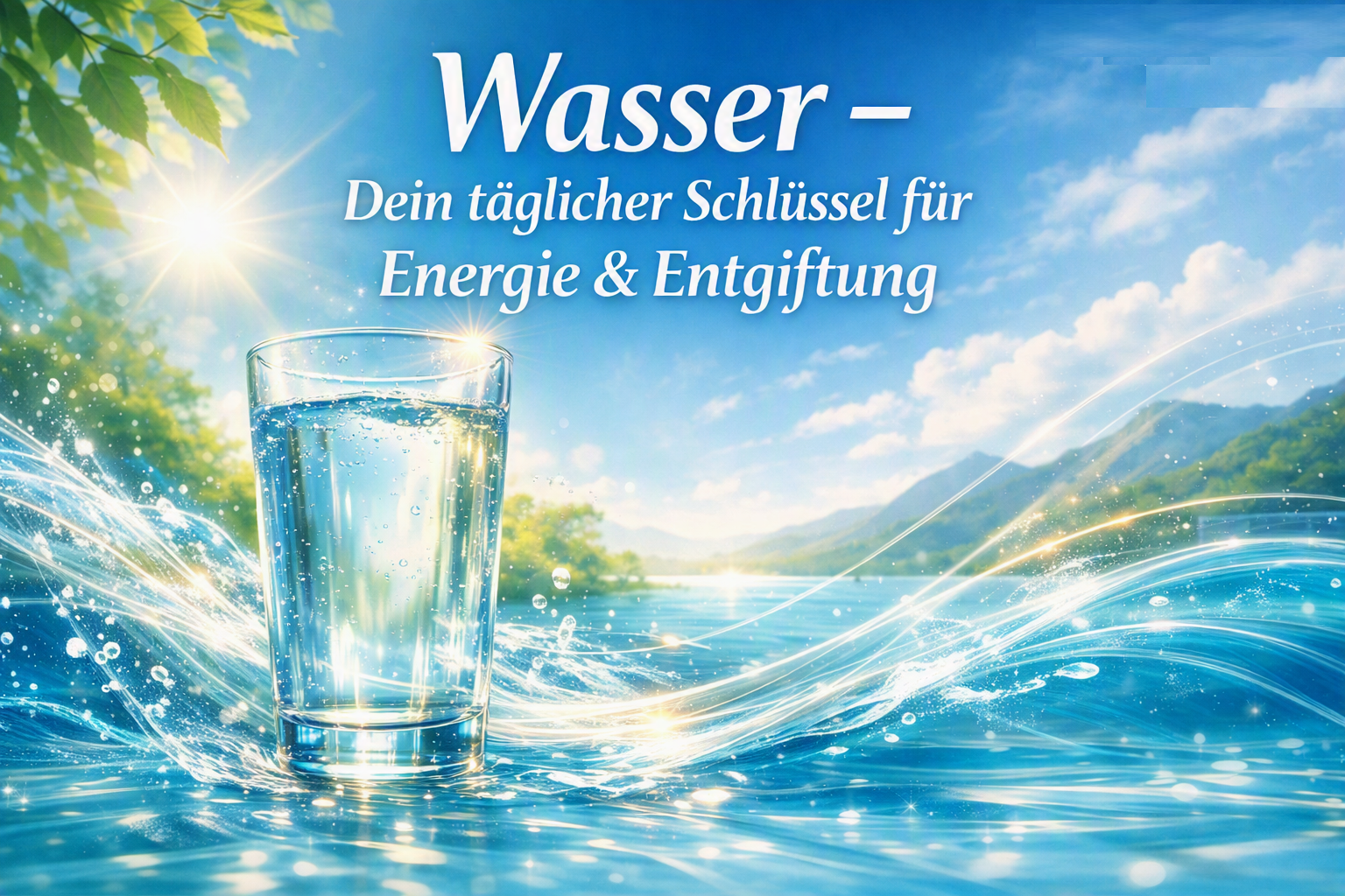 Du betrachtest gerade Wasser – der unterschätzte Schlüssel für Energie, Darmgesundheit, Entgiftung und Struktur